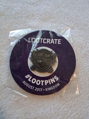 Loot Crate Kingdom Crest Enamel Pin